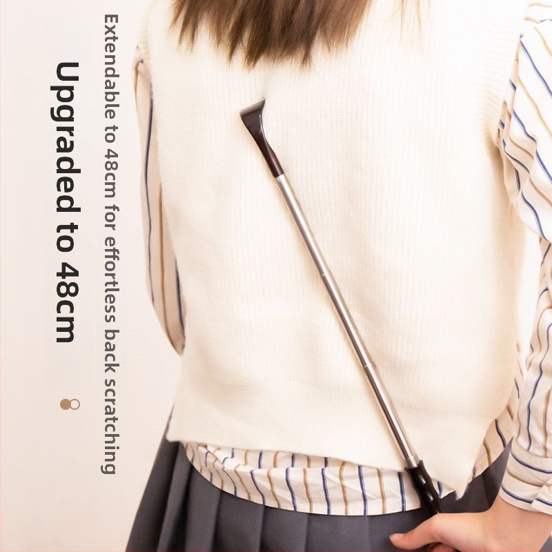 Дървен аксесоар за масаж на гръб – висулка; материал: червено дърво; подходящ за дом и офис; подарък за рожден ден