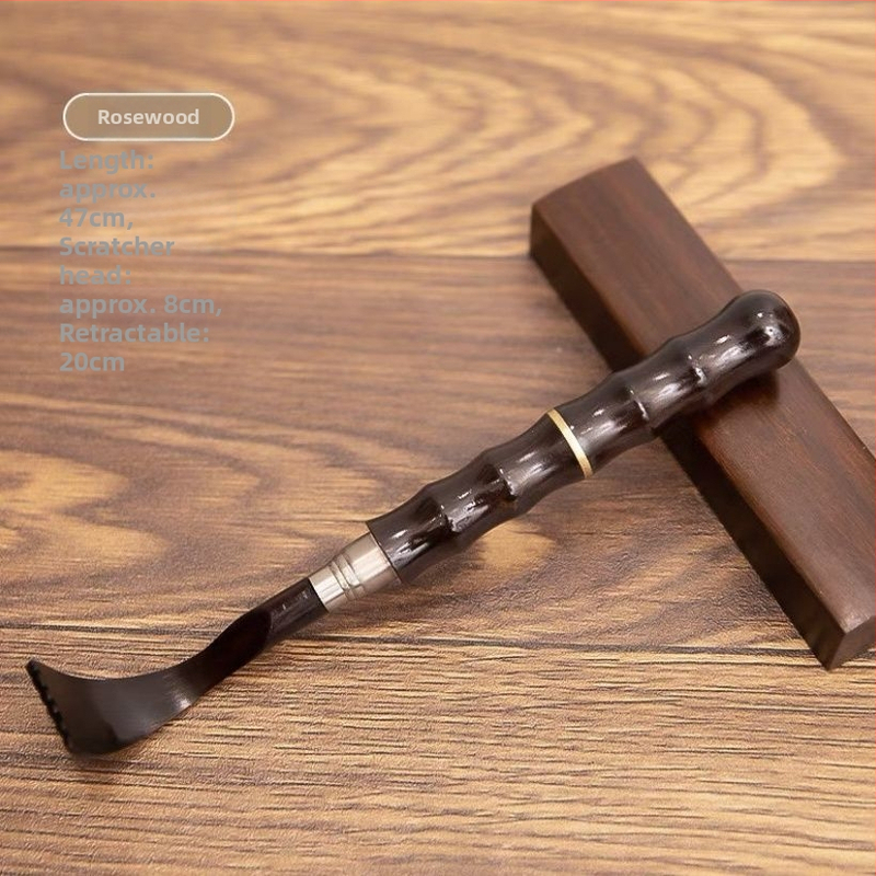 Дървен аксесоар за масаж на гръб – висулка; материал: червено дърво; подходящ за дом и офис; подарък за рожден ден