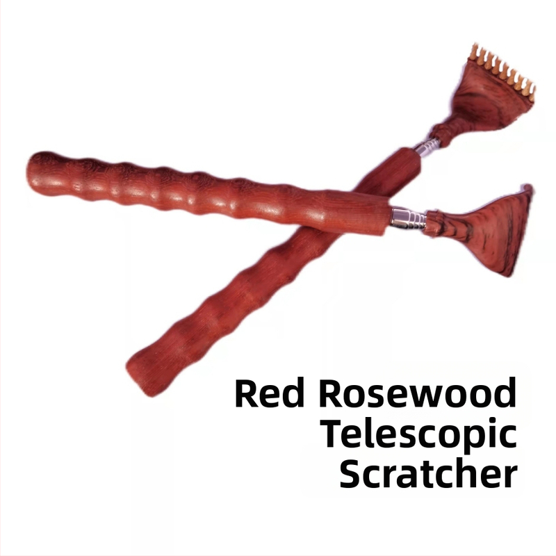 Дървен аксесоар за масаж на гръб – висулка; материал: червено дърво; подходящ за дом и офис; подарък за рожден ден