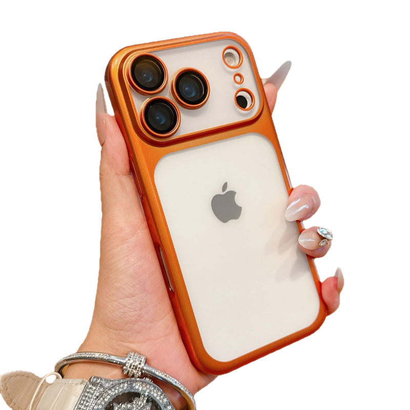 Čvrsta zaštitna futrola za iPhone 15, 16 i 17 seriju, elektroplating završna obrada, odvodi toplinu, zaštita od padova, otporna na otiske prstiju