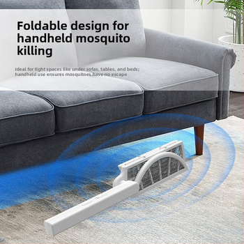 2-in-1 elektriline sääsklamb väliseks kasutamiseks, UV-valgus, katvus 21–30 m², sisseehitatud aku 1001–1600 mAh, kokkupandav disain