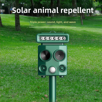 Väline ultrasoniline loomade ja lindude peletiseade, mudel H7017, laaditav, ABS korpus, 5V, 60Hz, 3W