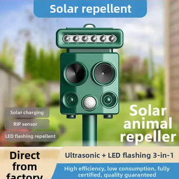 Väline ultrasoniline loomade ja lindude peletiseade, mudel H7017, laaditav, ABS korpus, 5V, 60Hz, 3W