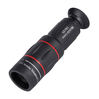 Ühe silma teleskoop nutitelefonidele, mudel 18X25, ühildu enamik telefonidega, HD-optika