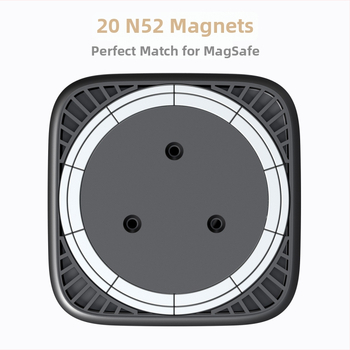 MagSafe magnetiline autorendi Apple'ile – universaalne õhuvoolu ventiiliga kinnitamine, magnetiline paigaldus, kohandamine saadaval