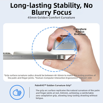 MagSafe fotografavimo laikiklis išmaniesiems – magnetinis pritvirtinimas, belaidis Bluetooth valdymas, vaizdo stabilizavimas, ABS korpusas, suderinama su Apple ir Android