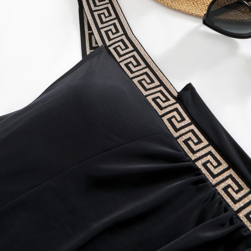 Дамски цял бански с подплънки, без презрамки, халтер дизайн, плат Nylon, полиестер 80%, подплата: полиестер със спандекс 80%, екологичен и с висока еластичност, 120 g