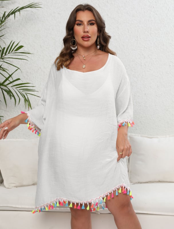 Sieviešu kleita ar plecu atvērumu, mugura bez aizdari ar šņori, pušķu šuvums, neregulāra īsa svārka, 3/4 piedurknes