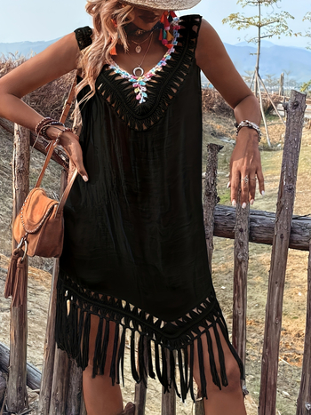 Midi svārki ar roku adītu šuvju detaļām uz PVC auduma, taisns siluets, pavasara 2025 izlaidums (Preces kods Laz601099612506948)