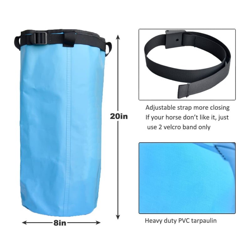Чанта за лечение на конски копита и за напояване: PVC водоустойчива, подходяща за коне, крави и овце, може да се персонализира