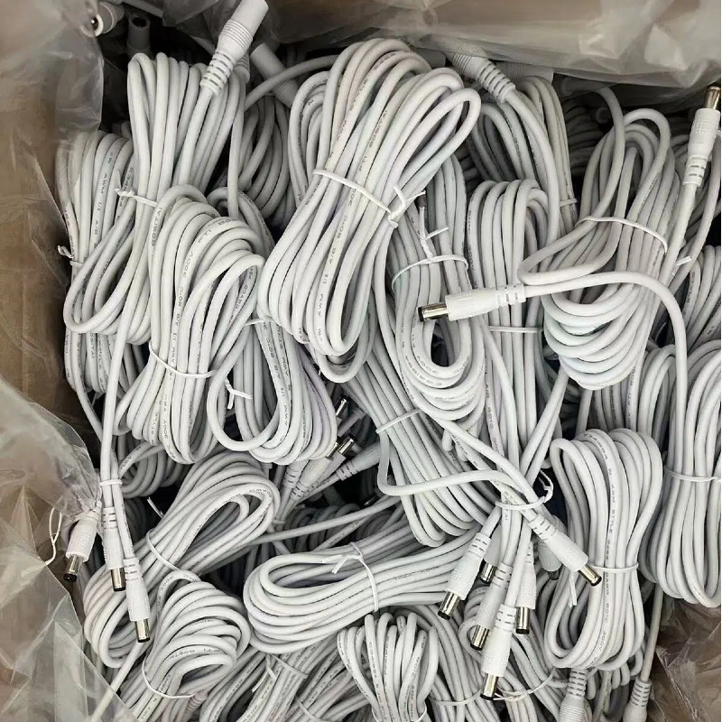 DC5525 produžni kabel za napajanje, 2-žični bakreni vodič, PVC izolacija, konektor 5.5×2.1 mm, RoHS