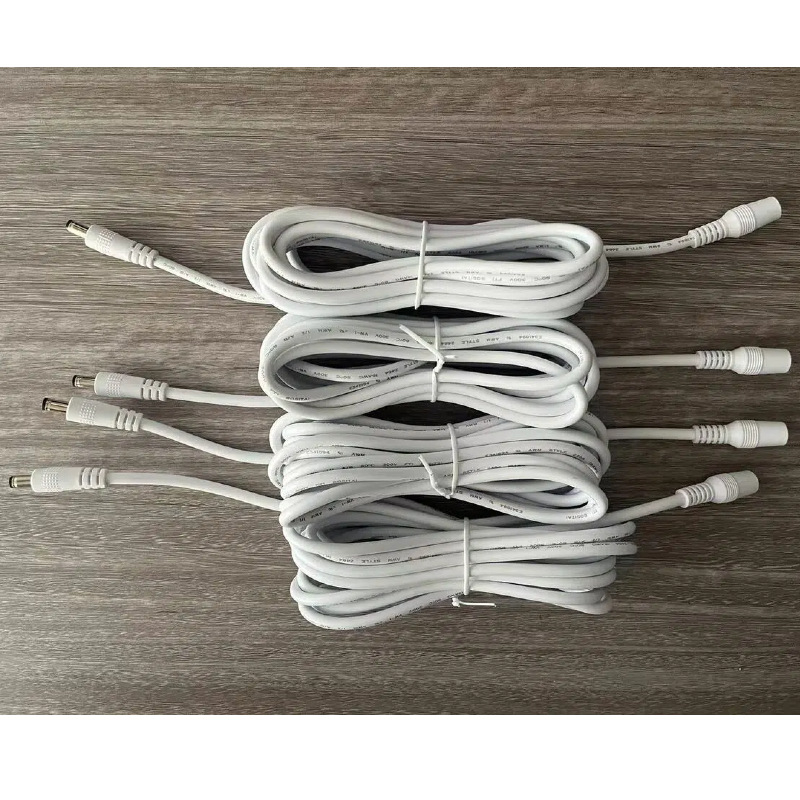 DC5525 produžni kabel za napajanje, 2-žični bakreni vodič, PVC izolacija, konektor 5.5×2.1 mm, RoHS