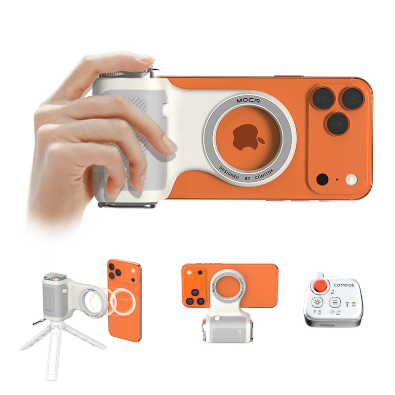 COMITOK Moca Magsafe магнитен помощник за снимане (ABS материал • товароподемност 1–2 кг • тегло 0.109 кг)