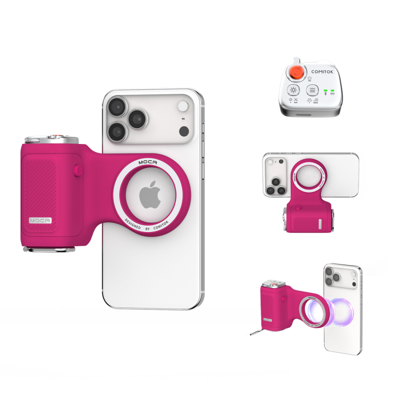 COMITOK Moca Magsafe магнитен помощник за снимане (ABS материал • товароподемност 1–2 кг • тегло 0.109 кг)