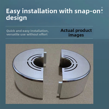 Dekoratiivne kate nurga ventiilile ja dušile – ABS, kaasaegne minimalistlik stiil, litsentsitav privaatne märgistamine, kvaliteedi garantii