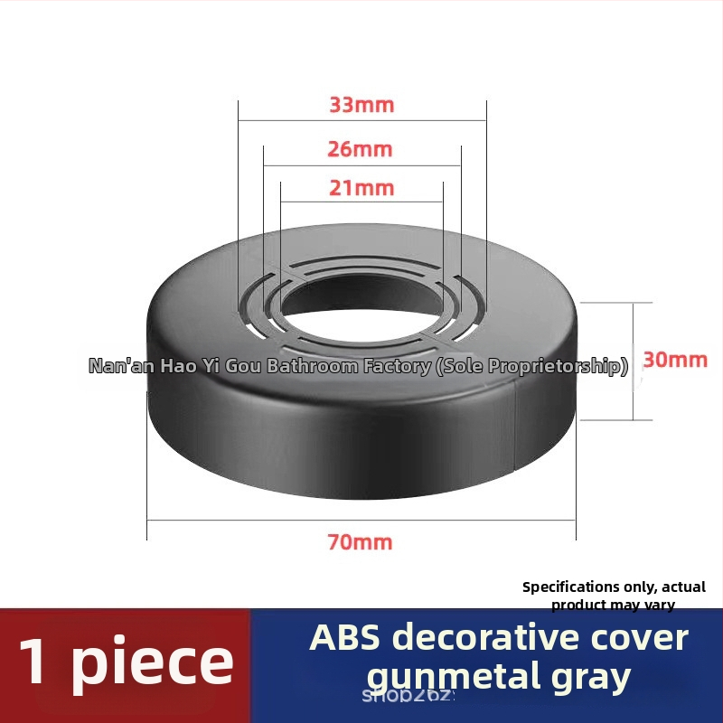 Dekoratiivne kate nurga ventiilile ja dušile – ABS, kaasaegne minimalistlik stiil, litsentsitav privaatne märgistamine, kvaliteedi garantii