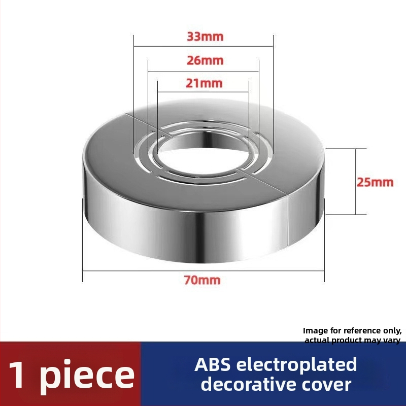 Dekoratiivne kate nurga ventiilile ja dušile – ABS, kaasaegne minimalistlik stiil, litsentsitav privaatne märgistamine, kvaliteedi garantii
