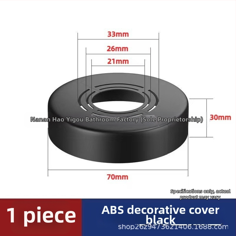 Dekoratiivne kate nurga ventiilile ja dušile – ABS, kaasaegne minimalistlik stiil, litsentsitav privaatne märgistamine, kvaliteedi garantii