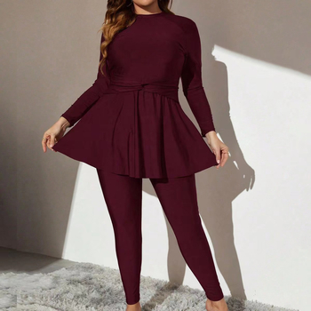 Naistele mõeldud bikinitriko ujumistrikoo: kõrge vöökoht, kiire kuivamine, seksikas ja tihedalt istuv; Kangas: polüester; Vooder: polüester + elastaan (82/18); Rinna padjad, ilma teraseta toestus