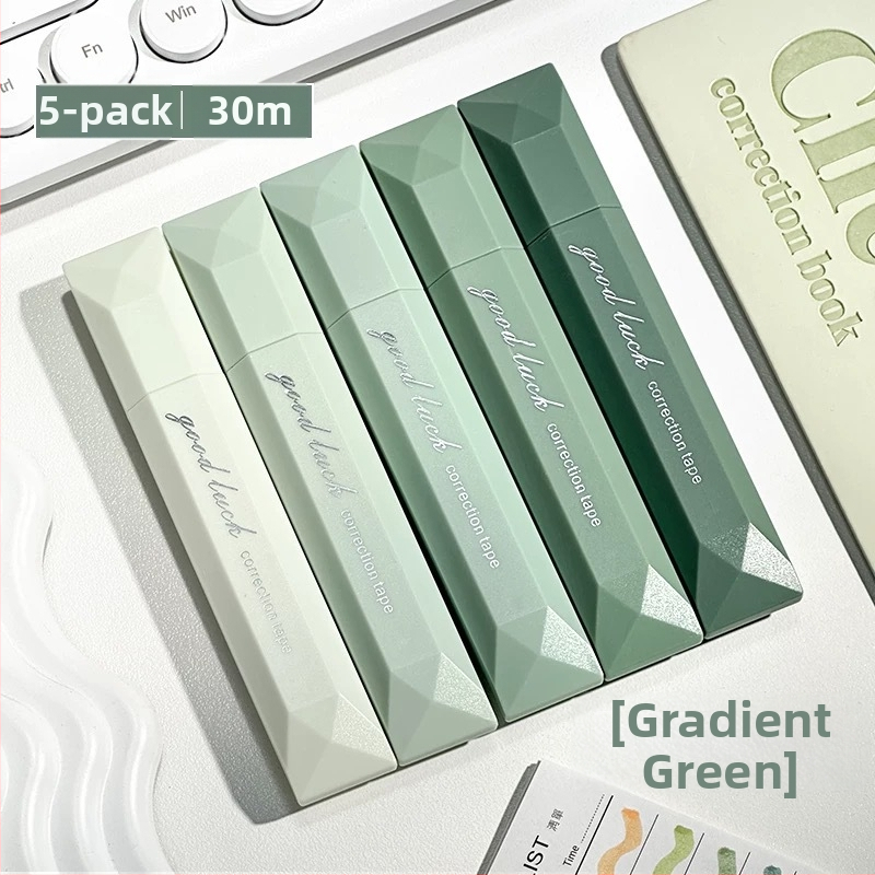 Kustutuslint A68 – gradientse kujundus, vaikne liikumine, suur maht, plastikust korpus, 5 tk/pakk, New Year