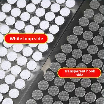 Käsitsi valmistatud ultraõhuke ümmargune Velcro adhesiivsel taustal laste vaikraamatute jaoks, läbipaistev ja tugev