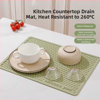 Silikoonist köögialus, ruudu kujuga, kuumuskindel, libisemiskindel, rebenemiskindel