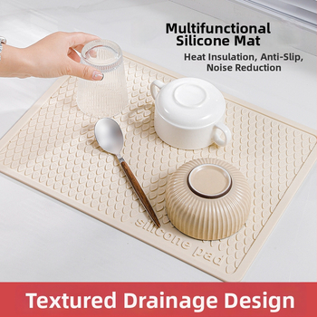 Silikoonist köögialus, ruudu kujuga, kuumuskindel, libisemiskindel, rebenemiskindel