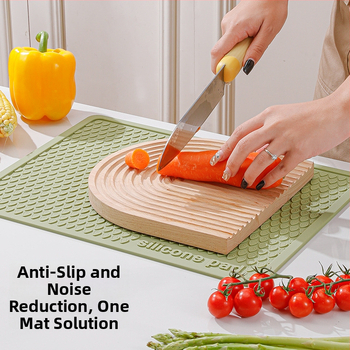 Silikoonist köögialus, ruudu kujuga, kuumuskindel, libisemiskindel, rebenemiskindel