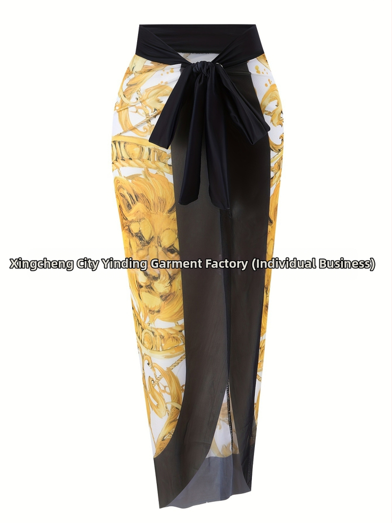 Viengabains peldkostīms - seksīgs raksts (ar krūšu spilventiņu un bez tērauda atbalsta, poliestera audums, bez piedurknēm, peldēšanai)