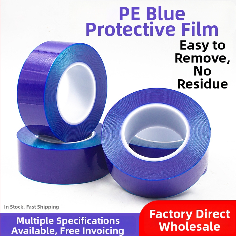 PE kaitsev film glanzplastikute ja akrüülpaneelide jaoks, pikkus 200 m, akrüül liim, PE kaitsefilm seeria, laius kohandatav, viskoossus keskmine–kõrge