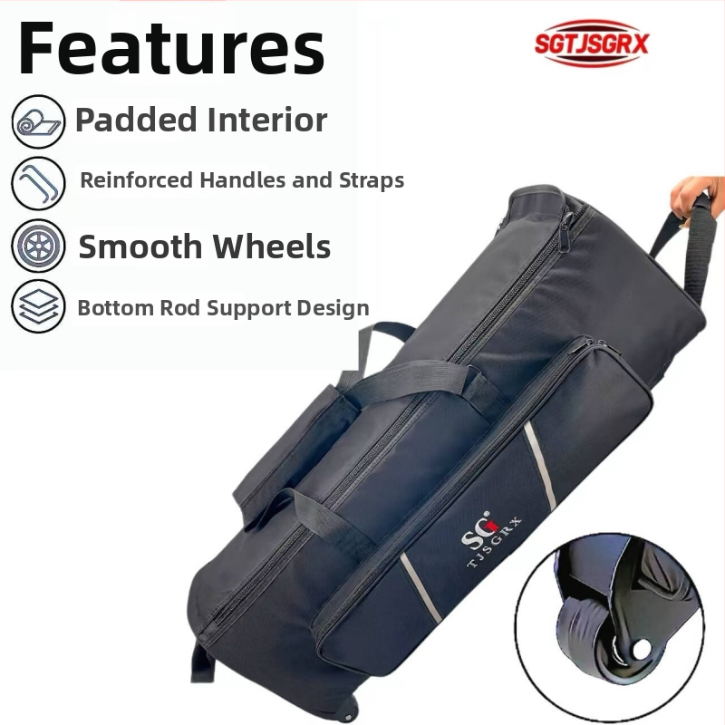 Trummide riistvara kott ratastega — polüester, Sgtjsgrx, sobib trummidele, unisex, 2024 kevad