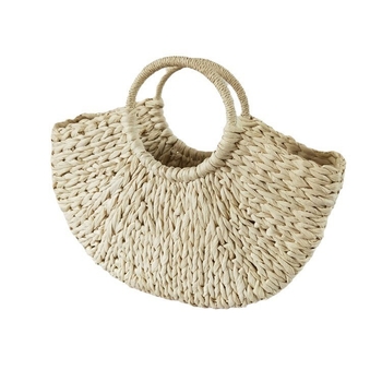 Papīra soma, pusapļa forma, pilsētas vienkāršais stils, atvērta ārējā kabata (Materiāls: Papīrs; Forma: Pusapļa; Ārējā kabata: Atvērta; Stils: Pilsētas vienkāršais)