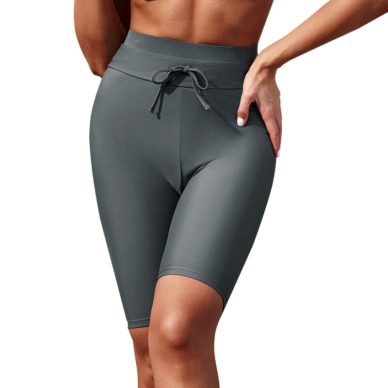 Naistele kõrge taljega kiiresti kuivatavad ujumisripped, 82% nailon, vooder polüester, jooksmiseks ja ujumiseks