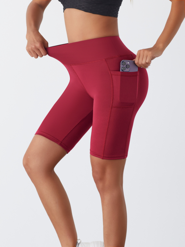 Capri püksid telefoni taskuga, kõrge vöökoht, elastsed, slim-fit sobivad jooksmiseks ja jooga jaoks