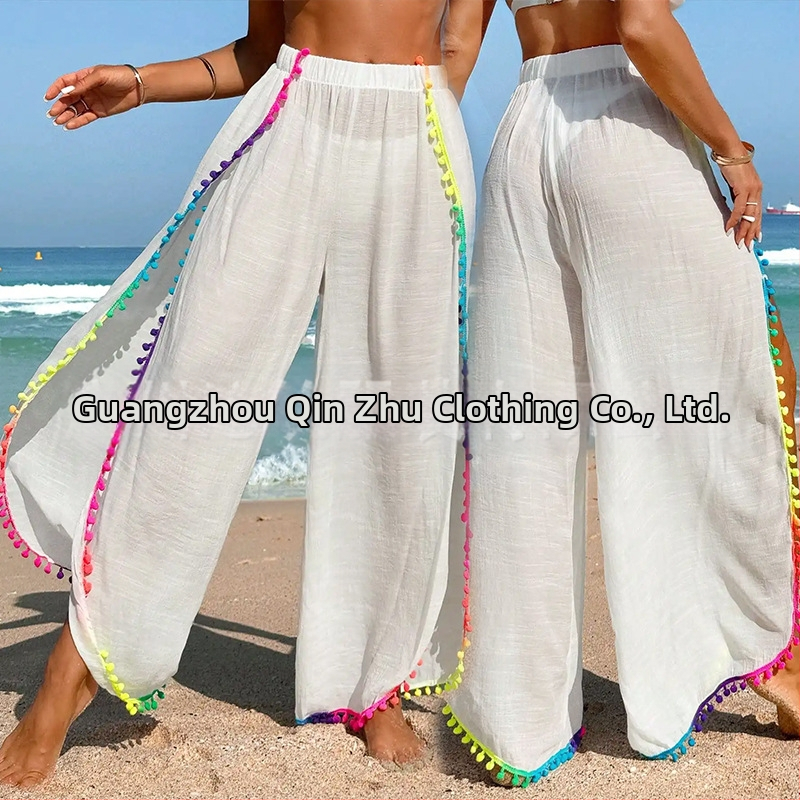 Naiste UV-kaitsega rannapüksid, vaba lõikega nöör-õmblustega, bambuskiududest kangas, 60% puuvill, vooder 40% polüester, 194 g, sobivad ujumiseks ja veespordiks