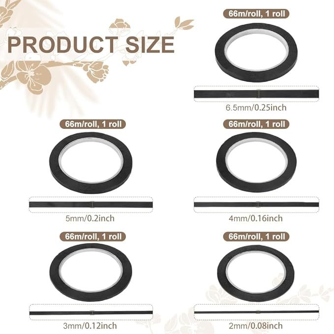 PET лента за витражи, дължина 66m, ширина 2/3/4/5/6.5mm, дебелина 0.055/0.08/0.1mm, базов материал PET, температурна устойчивост 20-130°C