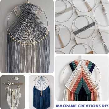 Metāla gredzens karājamām rotām ar dream catcher motīvu, DIY rotaslietu piederumi, kāzām un svētkiem