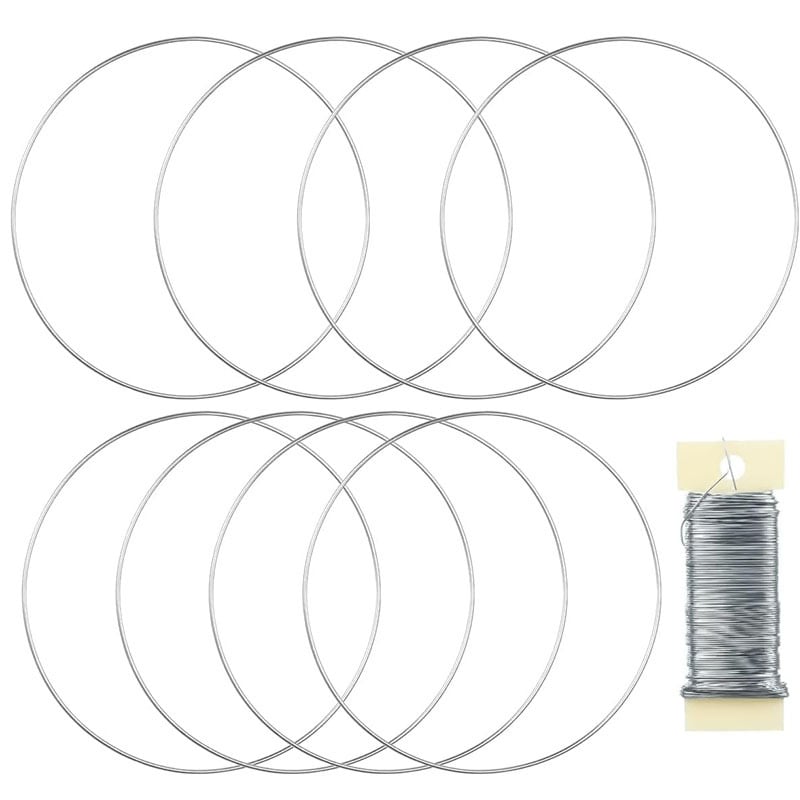 Metāla gredzens karājamām rotām ar dream catcher motīvu, DIY rotaslietu piederumi, kāzām un svētkiem