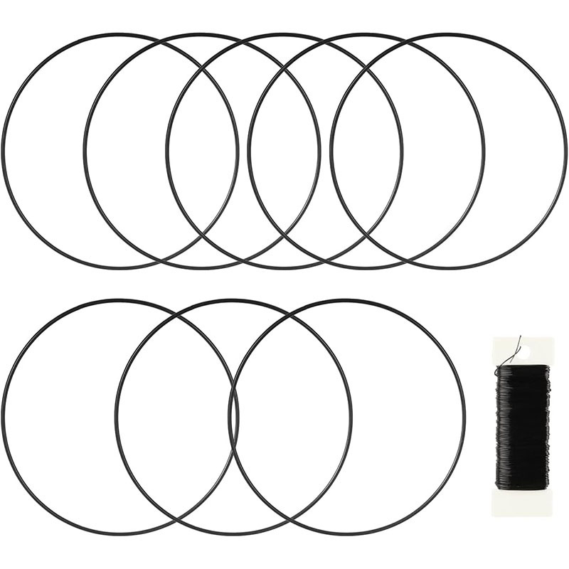 Metāla gredzens karājamām rotām ar dream catcher motīvu, DIY rotaslietu piederumi, kāzām un svētkiem