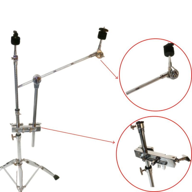Alumiiniumist trummistatiiv universaalne klamber ja pikendus