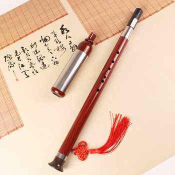 Bawu: резинова имитация на махагоново дърво, вертикален духов инструмент; ключове: C, Bb, G, F; кожена кутия