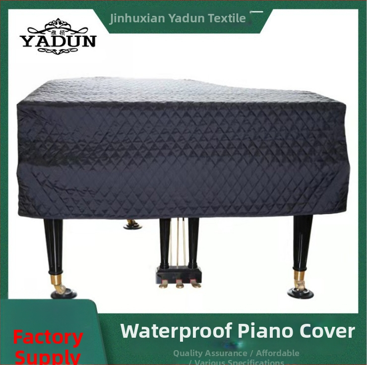 Arden dangtelis fortepijonui grand piano, nailon audinys, atsparus vandeniui ir drėgmei, medvilninis užpildas, šiuolaikiško minimalistinio stiliaus