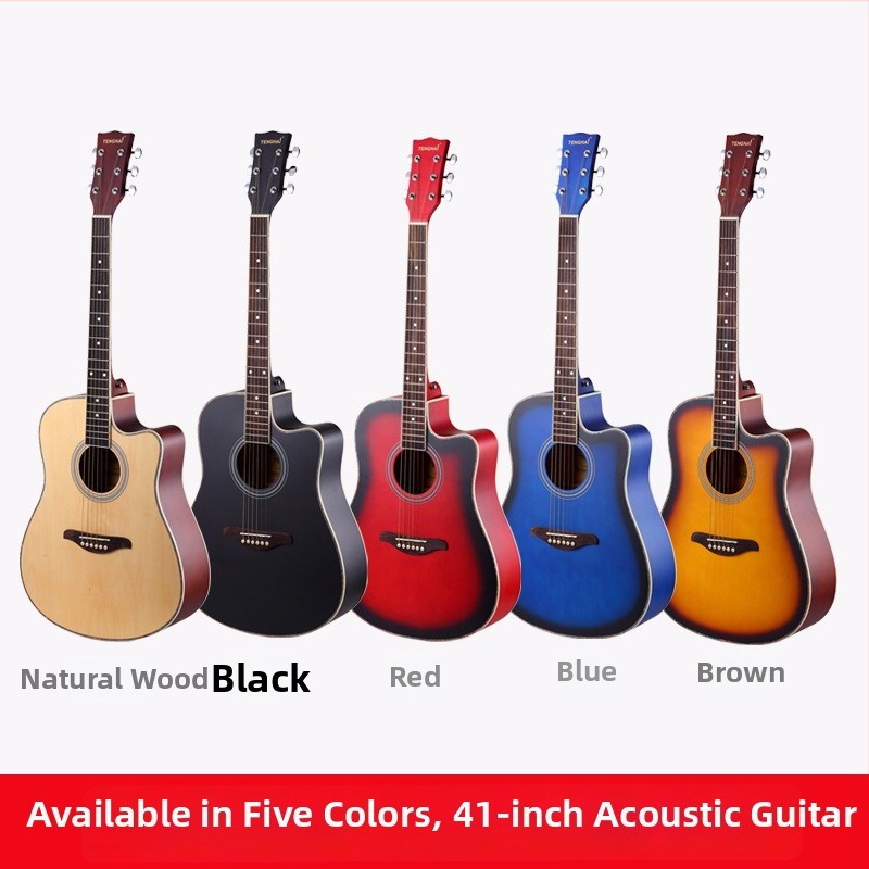 Акустична китара TH-41B със Spruce топ, Basswood задна част, Rosewood фингърборд, матово покритие