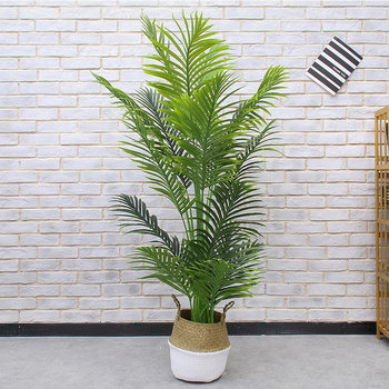 Вътрешен бонсай декоративно растение - пластмасов материал, релефна изработка, Brazil вариант (Марка: Couple crown; Приложение: сватби, реквизит за снимки, домашен декор)