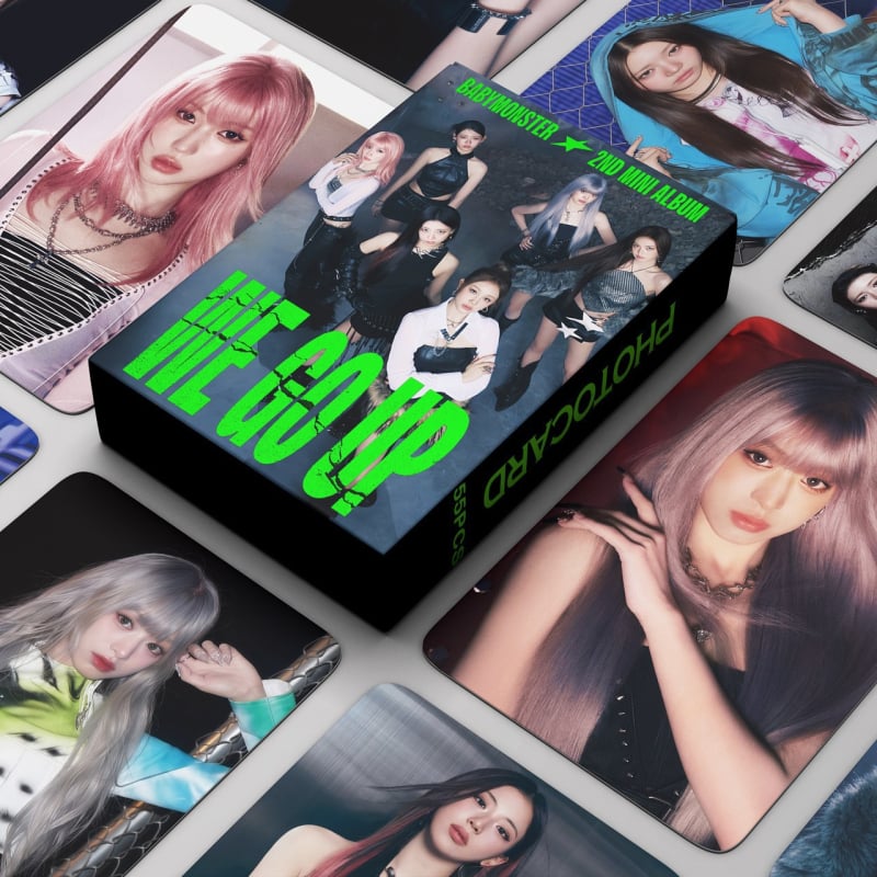 55 фотокарти Baby Monster We Go Up – комплект с Jung Yaxian Asa