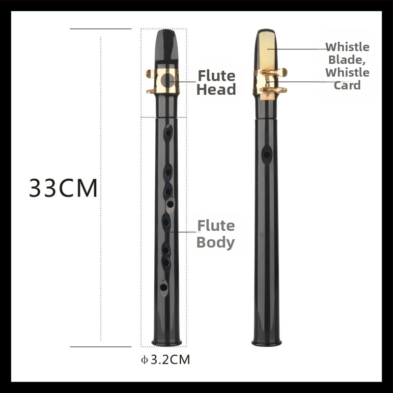 KS-01 Mini prenášateľný saxofón – plastový saxofón do vrecka