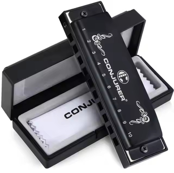 Conjurer WH1006 10 отвори блус диатонична хармоника за солово изпълнение