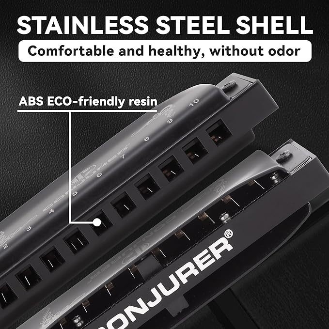 Conjurer WH1006 10 отвори блус диатонична хармоника за солово изпълнение