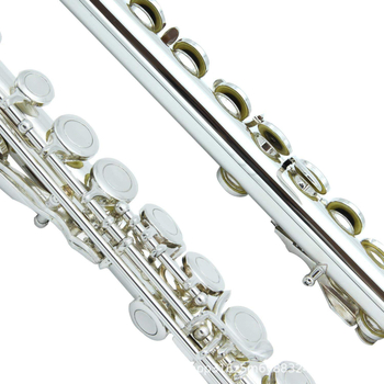 Флейта, материал: White Copper, тоналност: C, опаковка: квадратна дървена кутия, произход: Тяндзин, марка: OEM