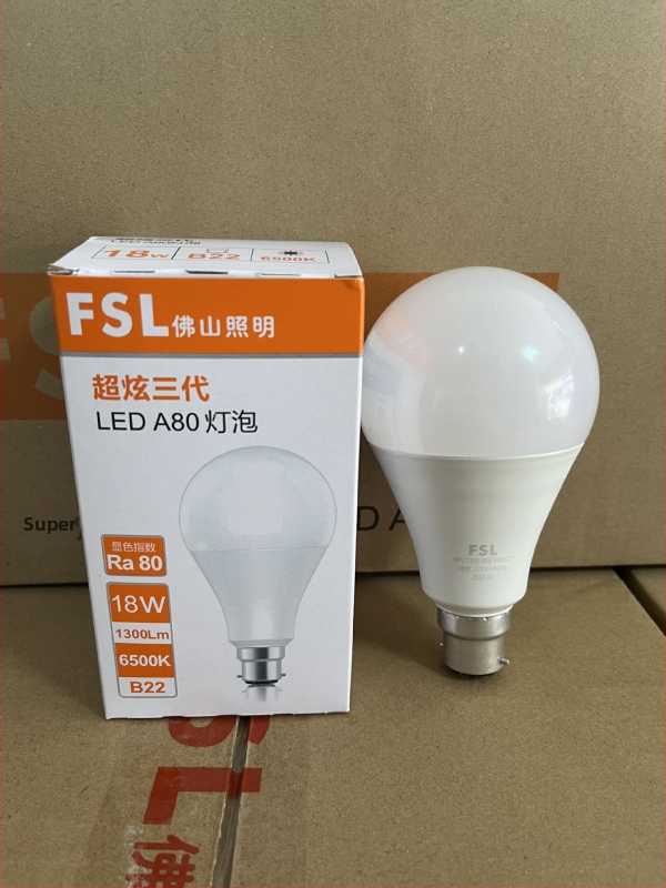 FSL LED lamp, ühilduv E27/B22, 13W, 1020 lm, CRI 85, tööaeg 15000 h